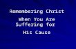 Suffering For Christ