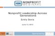 Nonprofit Leadership Across Generations