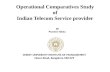 Operational comparative study of indian telecom service provider
