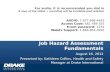 Job Hazard Assessment Fundamentals