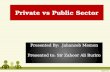 Private vs Public sector