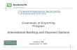 International Banking And Payment Options