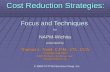 Cost Reduction Strategies:Focus and Techniques
