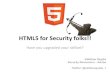 HTML5 for Security Folks