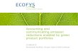 Accounting & communicating emission reductions enabled by green products