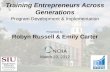 Training entrepreneurs-across-generations