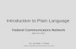 Intro to Plain Language-for FCN Apr2012 Presentation