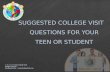 Custom College Visits Presents a series of College Visit Questions
