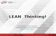 Lean Thinking - Breakfast Speaker: Ian Marshall