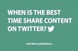 When is the best time to share content on Twitter?