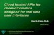 Cloud hosted APIs for cheminformatics on mobile devices (ACS Dallas 2014)