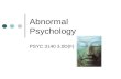 Abnormal psychology 1b