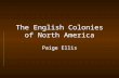 English colonies of north america