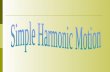 Simple harmonic motion1