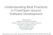 Understanding Best Practices in Free/Open Source Software ...
