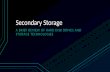 Secondary Storage - General Knowledge