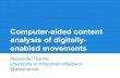 Computer-aided content analysis of digitally enabled movements