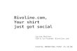Bivolino.com - Social Media Figures & Tips for cybershops