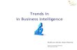 Trends in business intelligence 2012