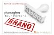 Search & Social for Personal Branding - Presentation by Carol Cox & Rob Croll