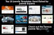 Top 10 joomla templates hand picked by joomla experts