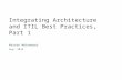 Integrating architecture and itil