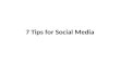 7 tips for social media-Online Fundraising Workshop