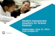 Achieve Webinar Slides: Student Assessment Inventory Tool for School Districts