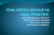 Türk eği̇ti̇m si̇stemi̇ ve okul yöneti̇mi̇  eds 356