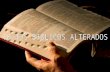 TEXTOS ADULTERADOS DA BIBLIA