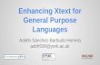 Enhancing Xtext for General Purpose Languages