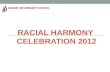 Racial harmony celebration 2012
