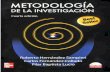 Metodologia de la investigación  - Hernández sampieri