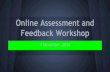 Online Assessment and Feedback Seminar