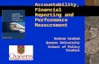 11. Reporting Performance