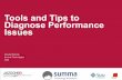 Tools and Tips to Diagnose Performance Issues