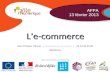 L'e-commerce - Pôle Numérique - Afpa Valence - février 2013