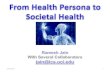 From health persona to societal health  uci  131202