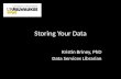Storing Your Research Data