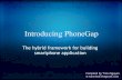 PhoneGap Framework for smartphone app developement