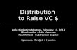 Agile Marketing Meetup - Distribution to raise VC $