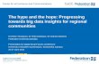 The hype and the hope: Progressing towards big data insights for regional communities