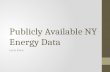 Publicly Available NY Energy Data