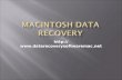 Data recovery software mac
