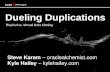 Dueling duplications RMAN vs Delphix