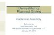 Demystifying Planned Giving, Part I. Presented to the Rabbinical Assembly.
