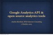 Google Analytics API and OS analytics tools