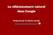 Referencement naturel dans Google
