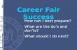 Career fair success