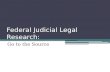 Judicial legal research